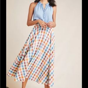 NWOT Maeve Evelyn Midi Skirt